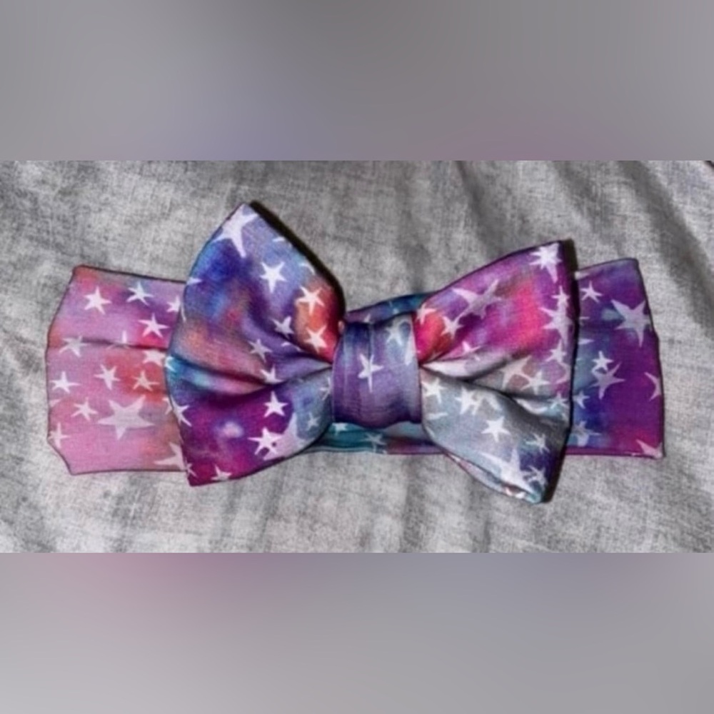 Little Sleepies Stardust Luxe Bow Headband NWOT